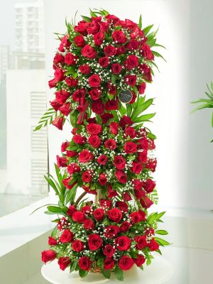 Malatya Çiçekçi - Vazoda Renkgarenk Çiçekler