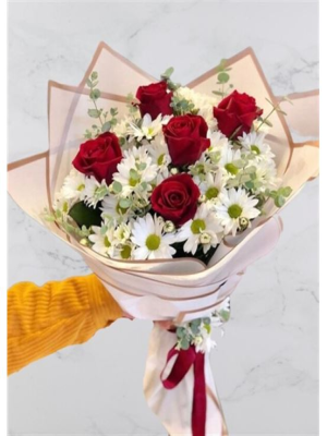  Malatya Çiçekçiler - sepette kırmızı gül 