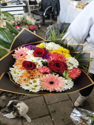 Malatya Çiçekçi -  Vazoda KIRMIZI GÜL