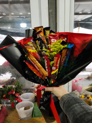  Malatya Çiçek - karışık çikolata buketi
