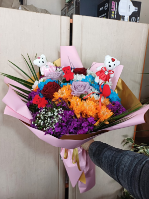  Malatya Çiçek Siparişi - karışık büyük bukettt