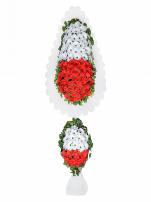 Malatya Çiçekçi - rengarenk gerbela fanusta