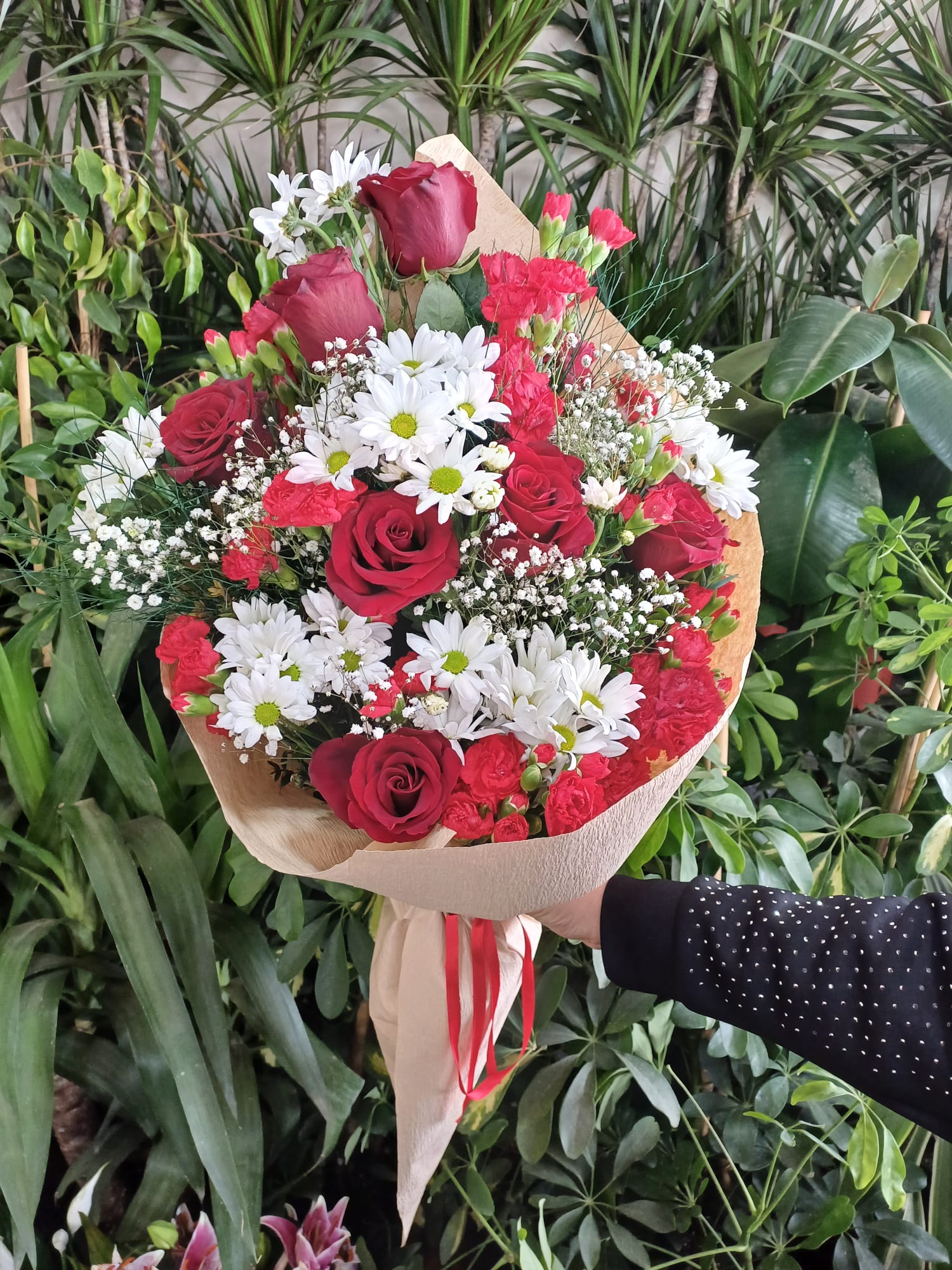  Malatya Çiçek Siparişi - gül papatya büyük buket